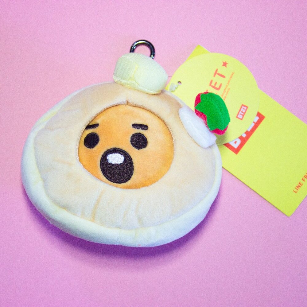 BTS BT21 SHOOKY Pancake Sweet Plushie Keyring Keychain SUGA Yoongi